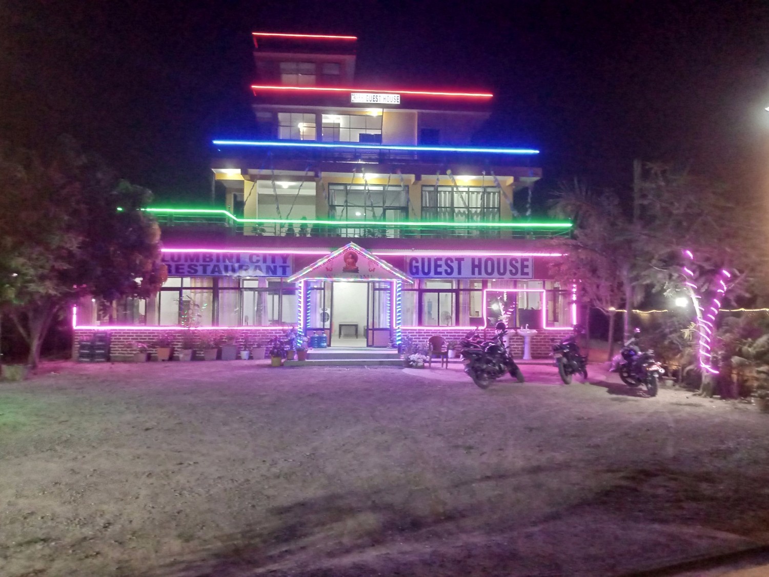 Hotel Lumbini City - Night Illumination
